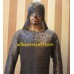 Chain Mail Shirt with Integrated Coif & Mittens and Legging Set 8mm