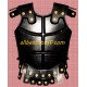 Medieval Breastplate Leather Armor Black
