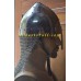 Lot of Spangen Helmet with Aventail Butted Chain Mail Coif and Arming Cap